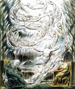 William Blake, Queen Katherine's Dream (c. 1825)